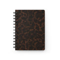 Tortoiseshell Spiral Journal – Vintage Brown Marble Notebook