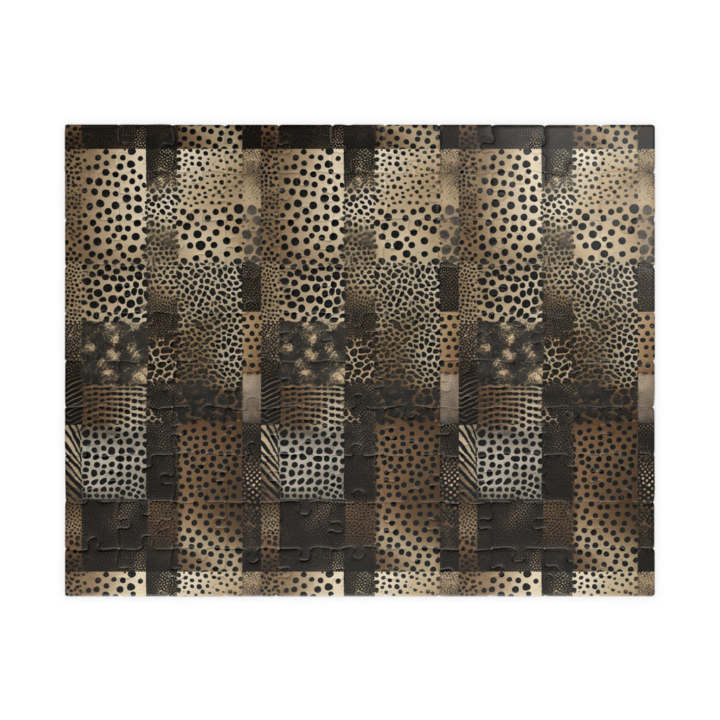 Brown Leopard Pattern Puzzle