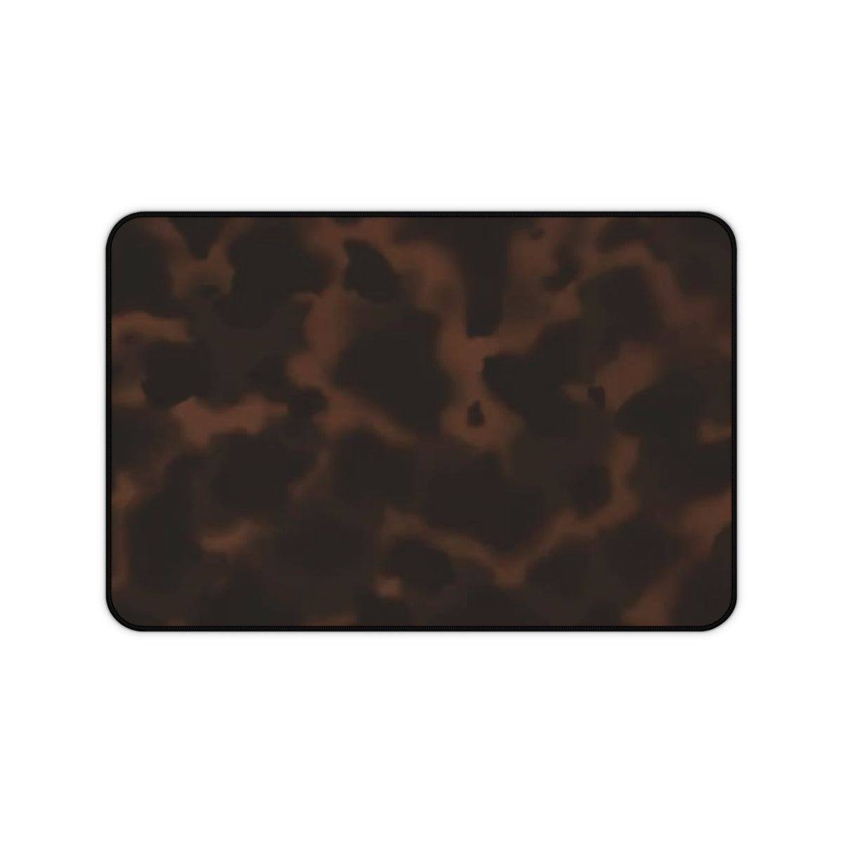 Tortoiseshell Desk Mat – Brown Marble Pattern Mouse Pad for Home Office