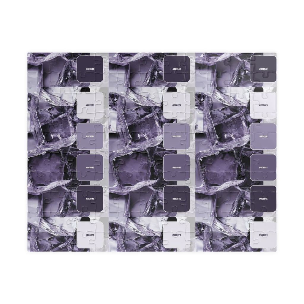 Abstract Lavender Marble Puzzle