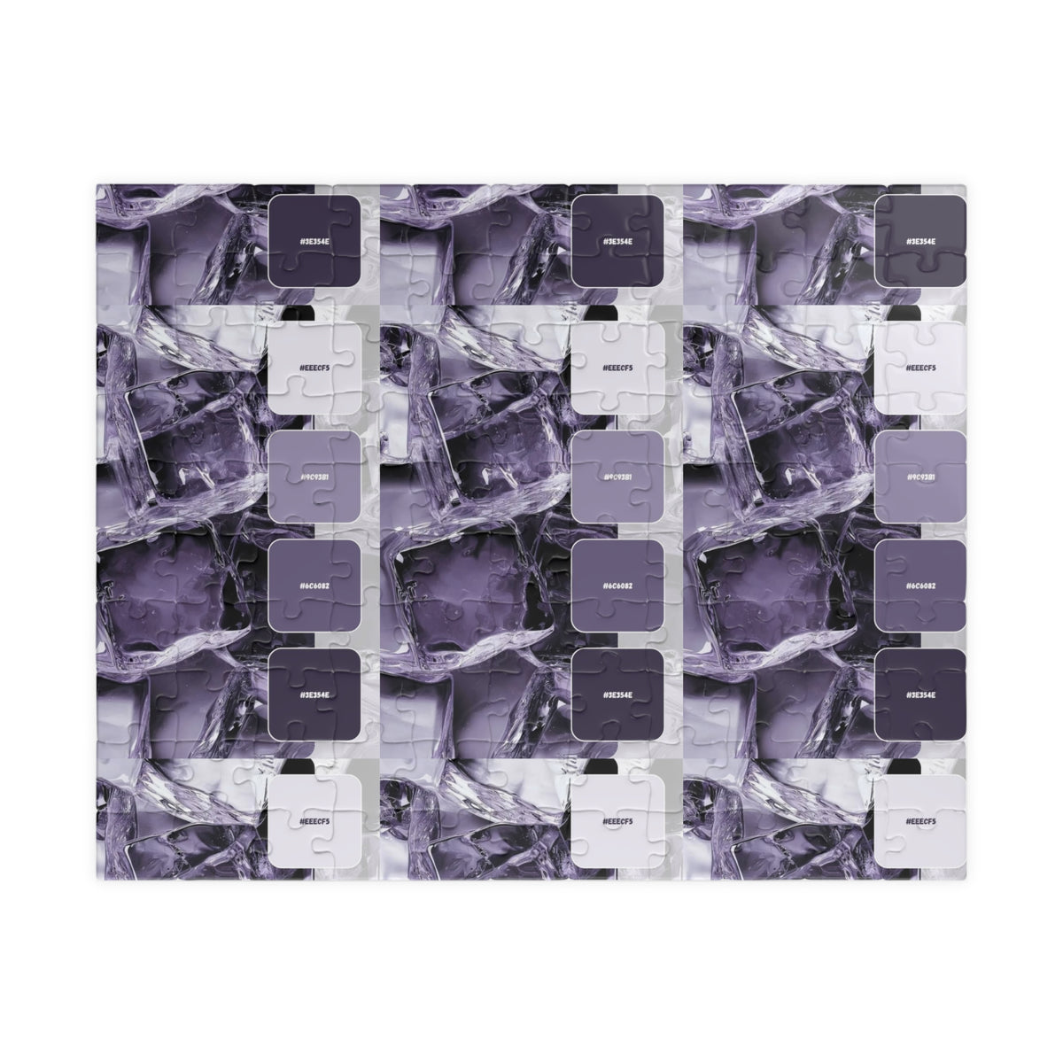 Abstract Lavender Marble Puzzle