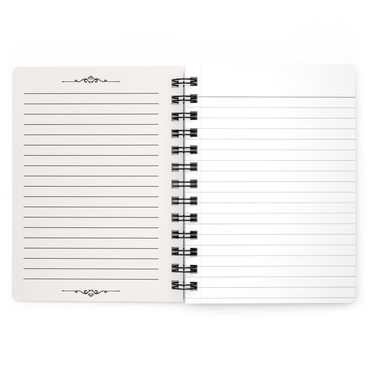 Pink Taupe Plaid Spiral Notebook — Cute Everyday Journal