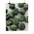 Green Matcha Macaron Poster Wall Art