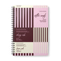 A5 Wirobound Notebook — Cotton Candy Stripes Lined Journal
