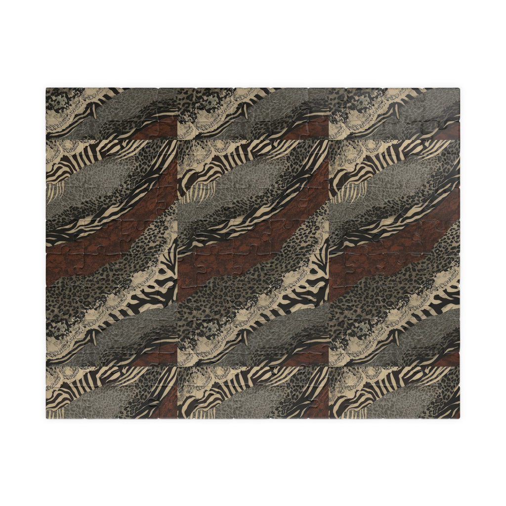 Safari Stripes Animal Print Puzzle
