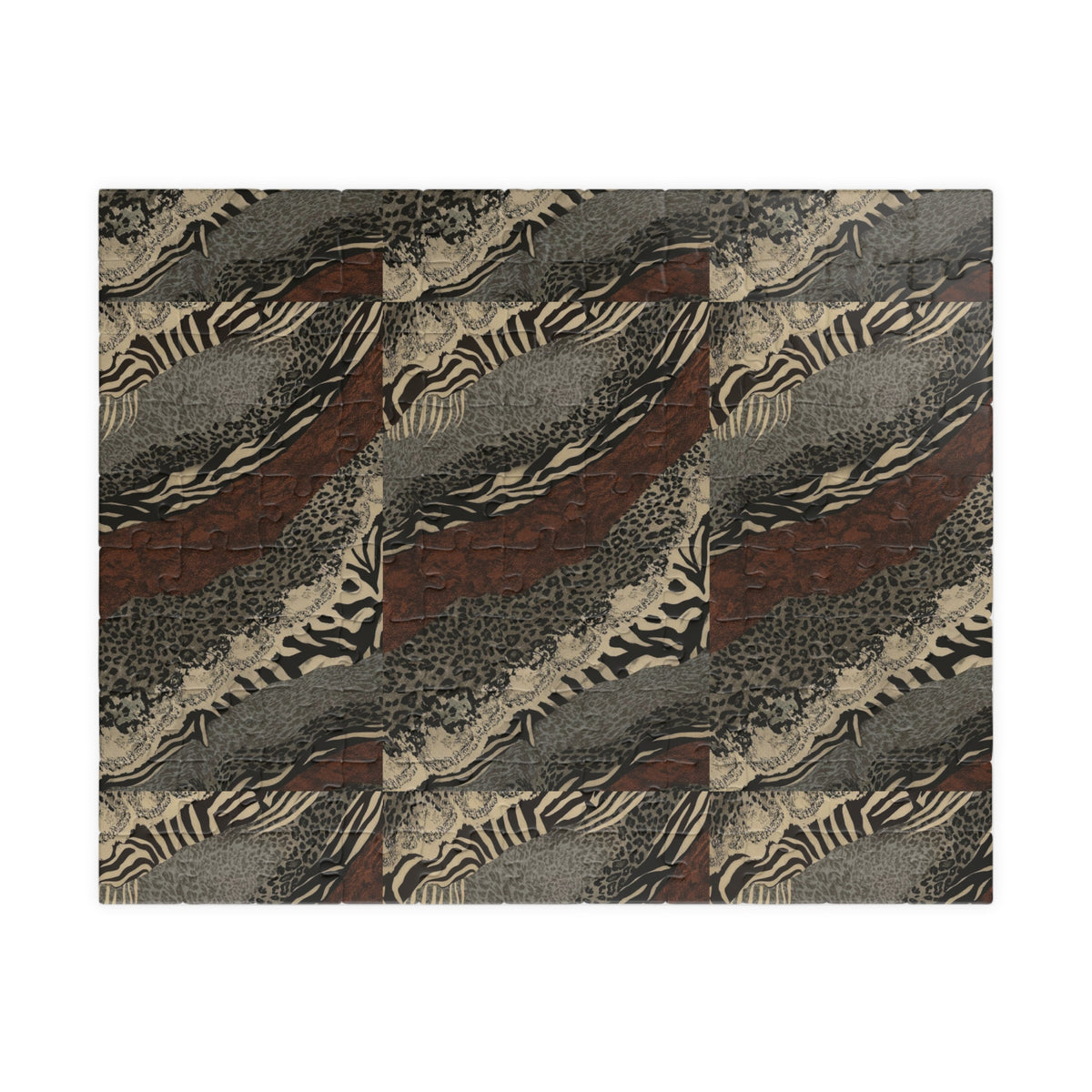 Safari Stripes Animal Print Puzzle