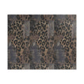 Leopard Print and Gray Paint Jigsaw Puzzle