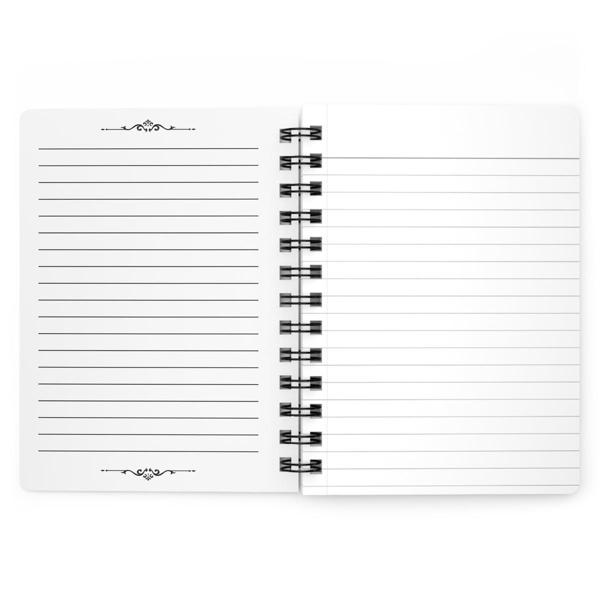 Striped Brown Spiral Journal – Classic Lined Notebook for Notes & Everyday Planning