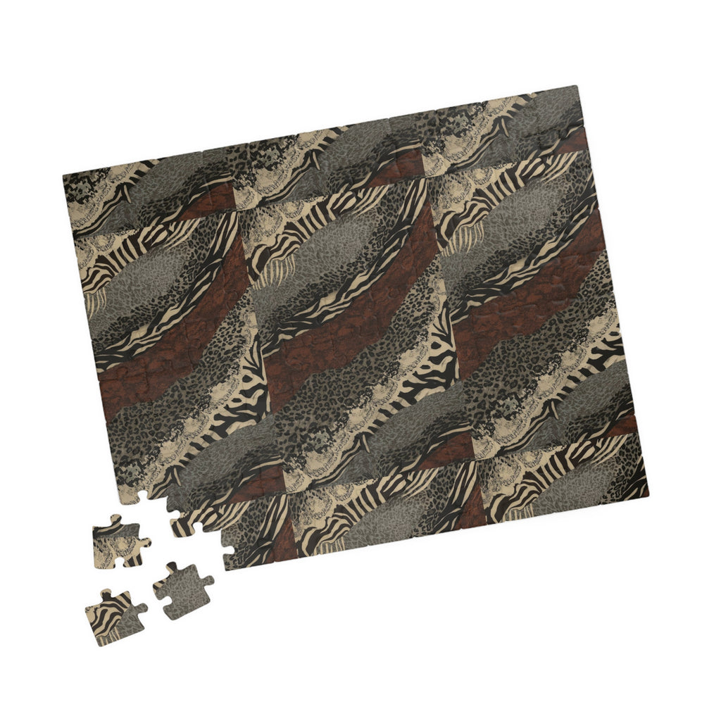 Safari Stripes Animal Print Puzzle
