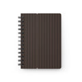 Striped Brown Spiral Journal – Classic Lined Notebook for Notes & Everyday Planning