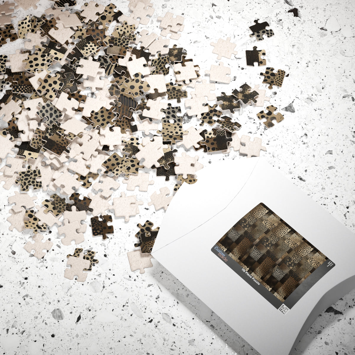 Brown Leopard Pattern Puzzle