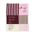 Cotton Candy Velveteen Plush Blanket – Pink Stripe Patchwork Throw