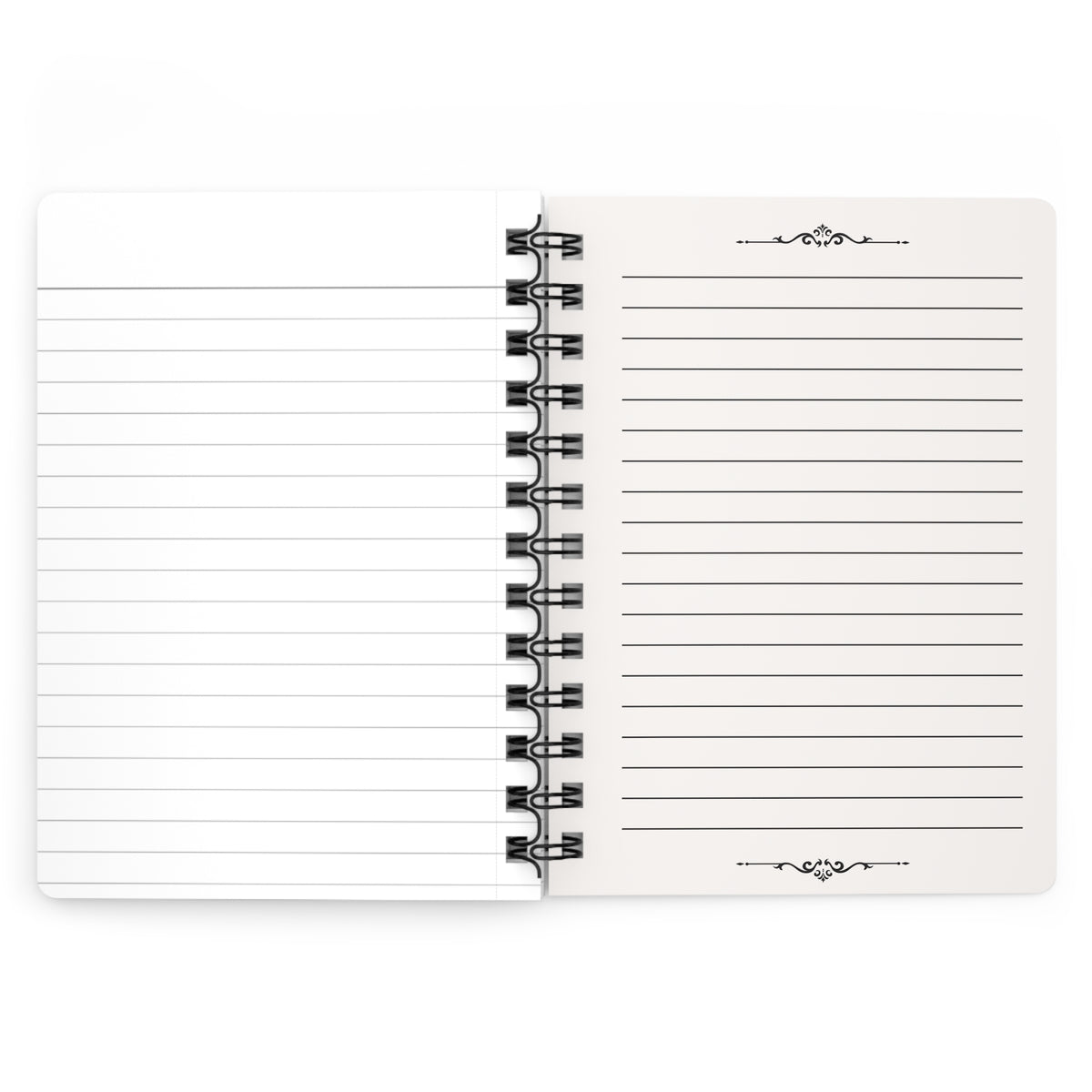 Pink Taupe Plaid Spiral Notebook — Cute Everyday Journal